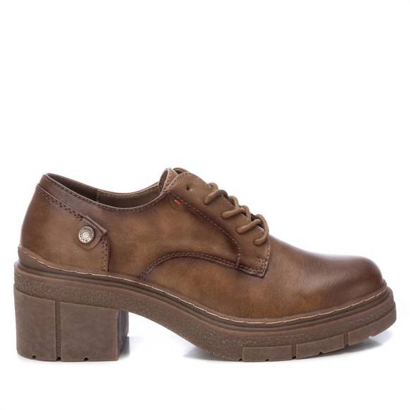 NEW XTI women's lace-up shoes in taupe - Picture 1 of 1